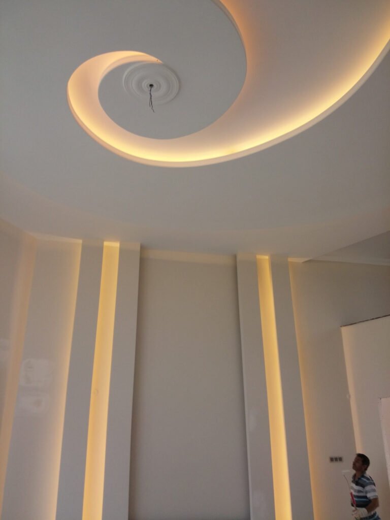 alçıpan asma tavan salyangoz