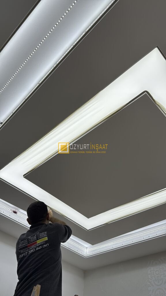 gergi tavan ve alçıpan asma tavan