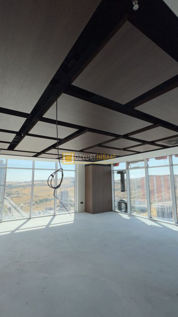 ankara anahtar teslim ofis tadilatı dekorasyonu kanopi tavan