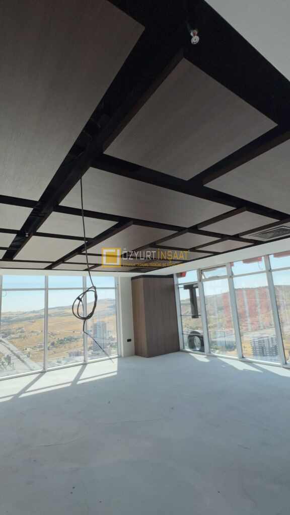 ankara anahtar teslim ofis tadilatı dekorasyonu kanopi tavan