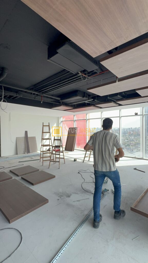ankara anahtar teslim ofis tadilatı dekorasyonu kanopi tavan