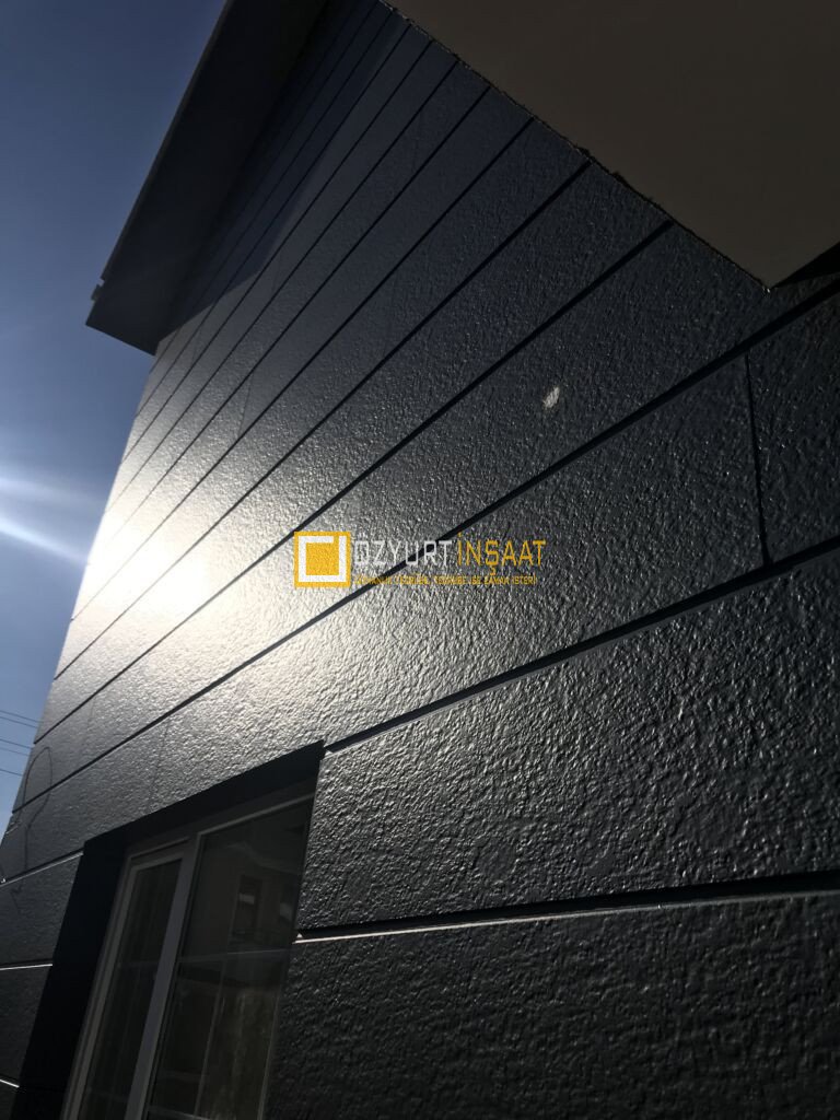 İncek Ali bey Villa Dış Cephe Fibercement Kaplama ve Tasarım